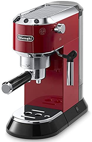 De'Longhi DeLonghi EC 680.R-Cafetera, Color Rojo, 1450 W, 0 Decibeles, Acero Inoxidable, plástico