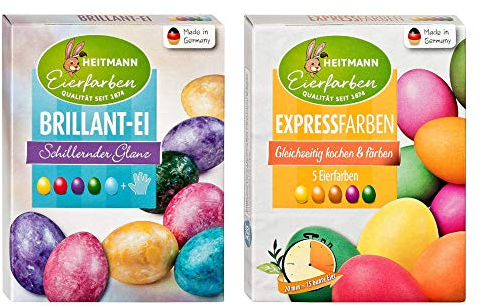 Heitmann Eierfarben Brillant Ei + Expressfarben 4 Liter Acryl Eierfarbe