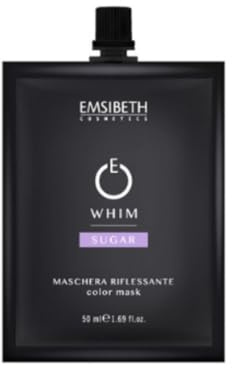 Emsibeth Whim Sugar 50ml | maschera riflessante, condizionante e ravvivante, che intensifica i riflessi dei capelli naturali e colorati | Travel Size