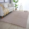Carpettex Hochflor Teppich Wohnzimmer 200x300 3D Optik Einfarbig Design Plüsch Teppich Beige 200 x 290 cm - Shaggy Teppich Schlafzimmer Hoch-Tief Struktur Flauschiger Teppich Weich Küchenteppich