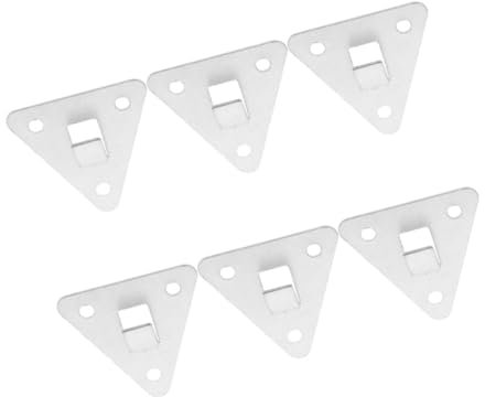 ARTIBETTER 6st Feueraufhänger Feuerlöscherhaken Für Fahrzeug Wandhalterung Halterungen Für Feuerlöscher Wandhaken Für Feuerlöscher Feuerlöschhalterung Silver Aluminiumlegierung