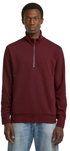 G-STAR Sudadera Nifous Half Zip para Hombre, Rojo (port red D26305-D566-4608), M