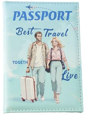 Housse Passeport Étui Passeport Cuir PU