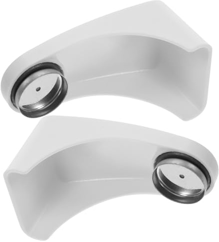 MUCKLILY Lot de 2 Porte-Savons Magnétiques Muraux Auto-Drainants sans Perçage Support Savonnette Cuisine Économiseur de Savonnette en Barre Fixation sur Surface Lisse Couleur