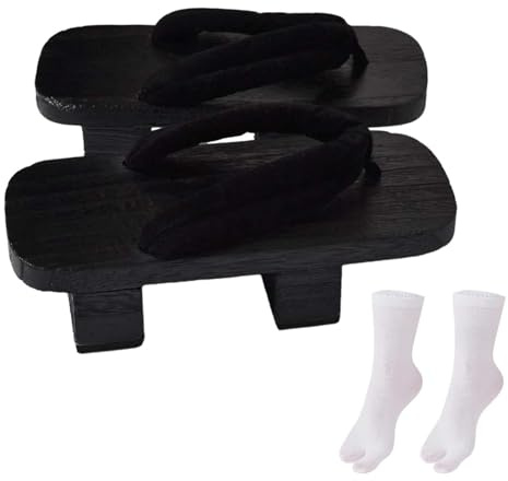 Traditionella japanska Geta-skor for inomhus- och utomhusbruk/1066/33052(Branco,44)