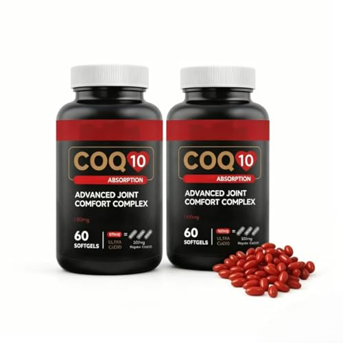 CoQ10 100mg – för daglig energi, 60 Count,2PCS