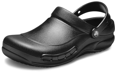 Crocs Bistro, Zuecos Unisex Adulto, Negro, 37/38 EU