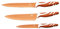 King Messerset, Edelstahl, Kupfer, 38 x 16 x 3 cm, 3-Einheiten