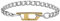 Diesel Armband Für Männer Stahl, L: 180-195mm, B: 7mm Silber Edelstahlarmband, DX1338040
