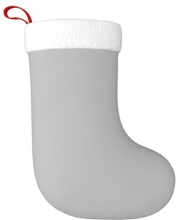 Christmas decorative socks HJFCZH Silver candlesticks Prints soft and lightweight no fading for Christmas trees holiday parties fireplaces