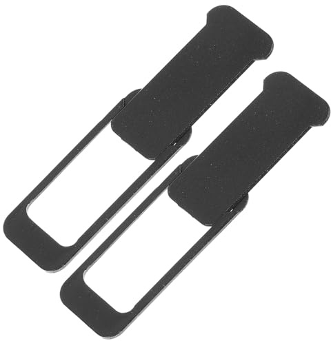 HOMOBABE Webcam 2 en Ordinateur Coulissant pour Portable Cache Déformation Abs Noir Pièces, Forme Carrée, Résistant à l'usure la Protection Discrète Caméra