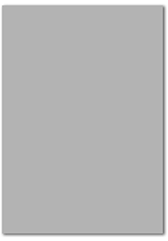 50 DIN A4 Papier-bögen Planobogen - Hellgrau (Grau) - 240 g/m² - 21 x 29,7 cm - Bastelbogen Ton-Papier Fotokarton Bastel-Papier Ton-Karton - FarbenFroh