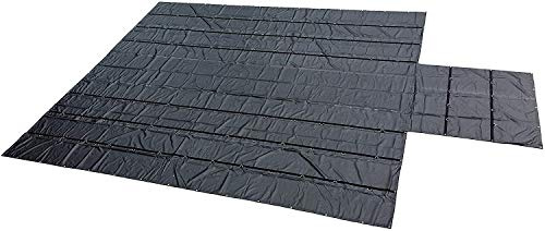 Carolina Tarps 6' Drop Heavy Duty 18oz Lumber Tarp for Flatbed Trailers 20'x27' with 8'x6' Flap
