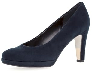 Gabor Femme Escarpins, Dame Escarpins Classiques,Chaussures à Talon,Chaussures de soirée,Talons Aiguilles,Escarpins,Bleu (River),39 EU / 6 UK