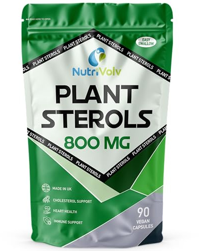 Plant Sterols 800mg Vegan Healthcare Supplements for Heart, Maintains Cholesterol Level and Effectively Boosts Immunity - 90 Capsules
