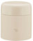 ZOJIRUSHI Zojirushi Mahobin Stainless Steel Thermal Soup Jar, Lunch Jar, Seamless 10.1 fl oz (300 ml), Beige, Integrated Lid and Seal, Easy to Clean, 3 Pieces Only Wash SW-KA30-CM