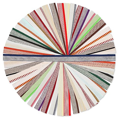 48pcs Bandeaux de Reliure de Livre, 30x1,27cm 24 Couleurs Bandeau de Livre Bandeaux de Reliure pour la Reliure Débutants Livre Réparation Décor de Livre