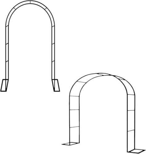 WCQSYY Arco De Jardin para Plantas Arco De Hierro Forjado para Plantas Trepadoras Arco De Rosales para Plantas Trepadoras,Verde,W3.5M*H2.2M