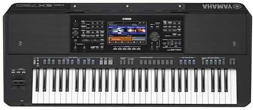 Yamaha 61-Key Arranger Keyboard, Multiple Styles and Voices, Assignable Live Control Knobs PSRSX720