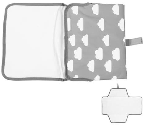 Toyvian Funda Cambiador de Pañales Sábana Cambiador Portátil y Lavable para Bebés Colchón Plegable para Viajes y Uso Multifuncional