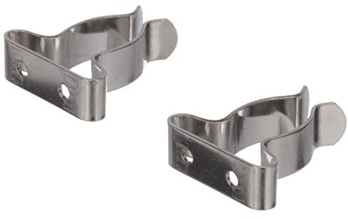 Seachoice Spring Clamps, Pack of 2, Polished Stainless Steel, 5/8-1.25 In.