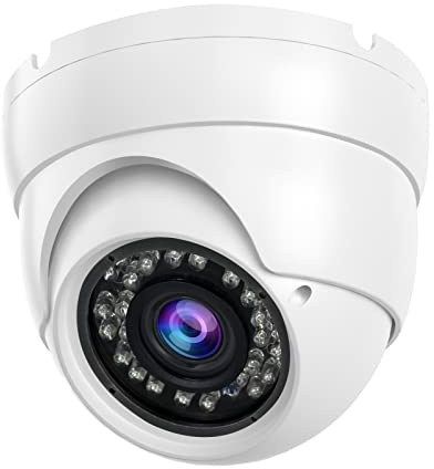 Anpviz Analog CCTV Camera 1080P HD 4-in-1(TVI/AHD/CVI/960H CVBS), 4X Manual Focus/Zoom Analog Camera 2.8-12mm Varifocal Lens, 36 IR-LEDs Dome Turret Security Camera for Indoor and Outdoor