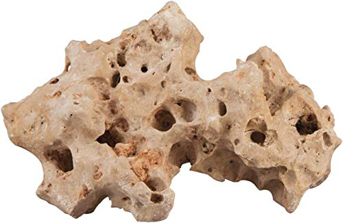 Sera Rock Hole Stone (Precio por Piedra) Diferentes tamaños – Piedras naturales perforadas para decoracion de acuario – Decoración de Rocas Malawi Tanganjika Mar