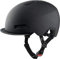 Alpina Brooklyn - Beleuchteter, Robuster und Komfortabler Urban Fahrradhelm Mit LED-Licht Für Erwachsene, Black matt, 57-62 cm