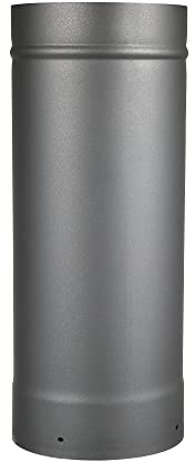 AllFuel HST 8 x 36 Black Single Wall Stove Pipe