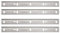 Generisch FMingNian 2 Paar 258 mm HSS Hobelmesser 258 x 22 x 2 mm Dicke Hobelmesser Ersatzteil für HMS1070 Bernardo PT-250 Kity DRA260