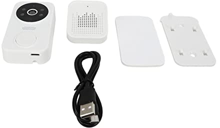 WiFi Videodörrklockakamera, Trådlös 2-vägs Ljud HD Night Vision Smart Dörrklocka med för Hemsäkerhet