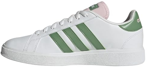 adidas Damen Grand Court Base 2.0 Shoes Schuhe, Cloud White/preloved Green/Clear pink, 38 EU