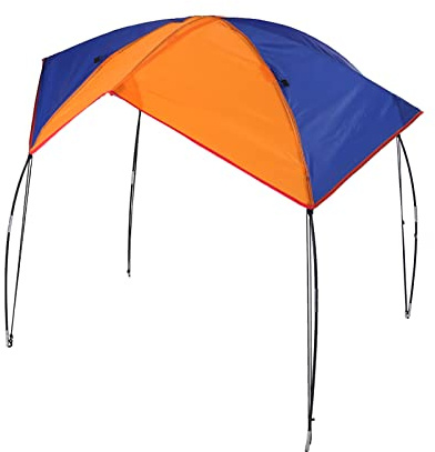gernie Boat Shade Canopy, 2â4 Persons Boat Sun Shade Shelter Inflatable Kayak Awning Canopy, Sailboat Awning Cover Fishing Tent Sun Shade, Sun Awning for Inflatable Boat Raft (68351