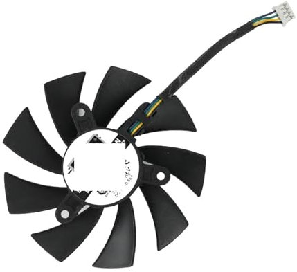 QKFTCSDW Ventilateur à roulement à Billes 87 mm PLA09215B12H 12 V 0,55 A GTX1660 Ti for Refroidisseur de Carte Graphique GTX 1660 Super