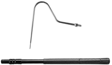 Gancho de serpiente ligero de acero inoxidable telescópico 58-115 cm herramienta de manejo
