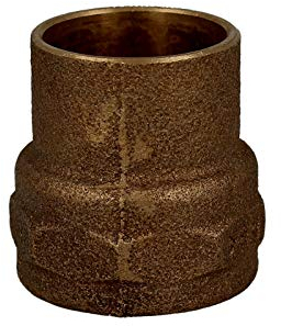 Rotgjutning-lödfitting övergångsmuff 35 mm x 3/4 tum IG – typ 4270G, DVGW