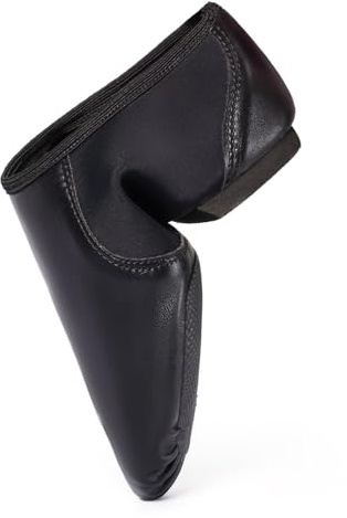 Asyusyu Scarpe da jazz con suola divisa nera, scarpe da ballo jazz, per donne, uomini, adulti e bambini, Nero , 30 EU