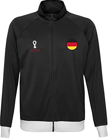 FIFA Jungen Official World Cup 2022 Tracksuit Jacket, Youth, Germany, Age 8-10 Track, Black, Small, 8-9