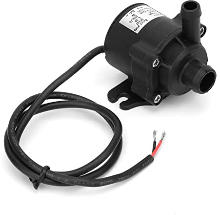 Bomba de Agua DC 12V Micro Bomba Sumergible de Agua sin Escobillas de Plástico, Bomba Eléctrica para Estanque, Bomba de Acuario para Pecera, Estanque, Fuente Hidropónica