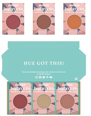 Rust-Oleum Bathroom Cabinet Paint in Satin Finish – Fiery Shades Tester Box