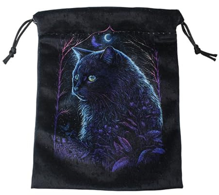 BANYUP Sacchetto di dadi con coulisse Astrolabi Divinazioni Tarocchi Sacchetto di carte Gioco da tavolo Mini Flanella Imballaggio Gioielli Sacchetto di Immagazzinaggio Mini Borse con coulisse