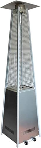 Radiateurs De Terrasse Radiateurs De Terrasse 13kw avec Roues Et Couvercle, Radiateurs Au Sol Pyramidaux, Chauffage D'espace Intérieur Et Extérieur for Bar, Maison De Jardin Commerciale