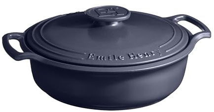 Emile Henry Made in France SUBLIME Ceramic Braiser 4Qt|Indigo