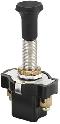 JNNJ 12V Tirer L'interrupteur Des Phares, Interrupteur Phare À Tirette, Commutateur Fiable Interrupteur Push-Pull, Push-Pull Interrupteur D'éclairage Voiture, Accessoires Automobiles Universels(20mm)