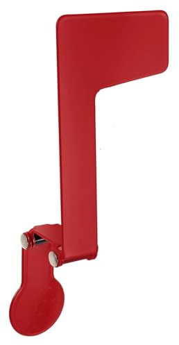 GALPADA Drapeau Indicateur de Boîte aux Lettres en Acier Inoxydable Pliable, Accessoire Métal pour Boîte aux Lettres Extérieure Murale, Signal de Réception Courrier pour Jardin et Patio