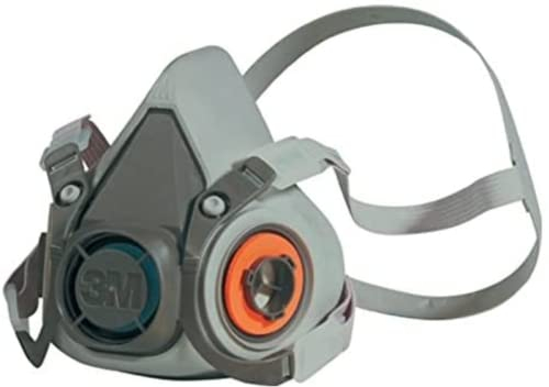 Atemschutzhalbmaske 6200 Serie 6000 o.Filter 4Pkt-Bebänderung 3M m.Kopfbügel