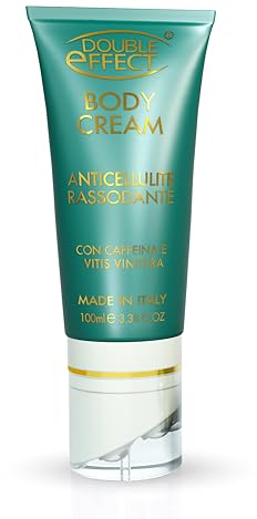 CREMA ANTICELLULITE RASSODANTE CON CAFFEINA E VITIS VINIFERA 100ML. DOUBLE EFFECT BODY CREAM - SNELLISCE E RASSODA PER UNA PELLE PIU LEVIGATA E TONICA