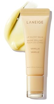 LANEIGE Lip Glowy Balm, Vanilla: Sheer Tinted Lip Moisturizer with Shea Butter, for Hydrating Shine & Soft Lips
