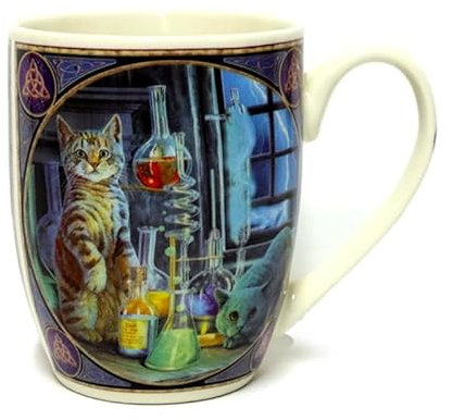 Puckator - Taza de porcelana 300ml - Jekyll & Hyde Cats - Gato - Lisa Parker