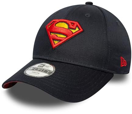 New Era Superman Logo Kids 9Forty Youth Cap Schwarz - Youth